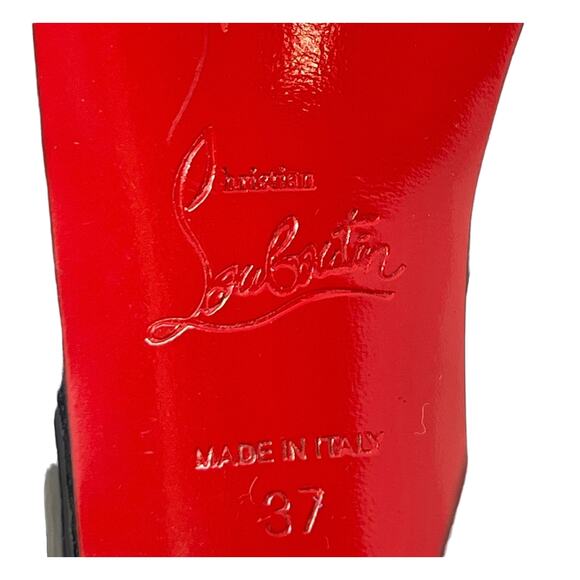 NWOB Christian Louboutin Zigounette T Strap Heels Size 37 - Picture 11 of 13